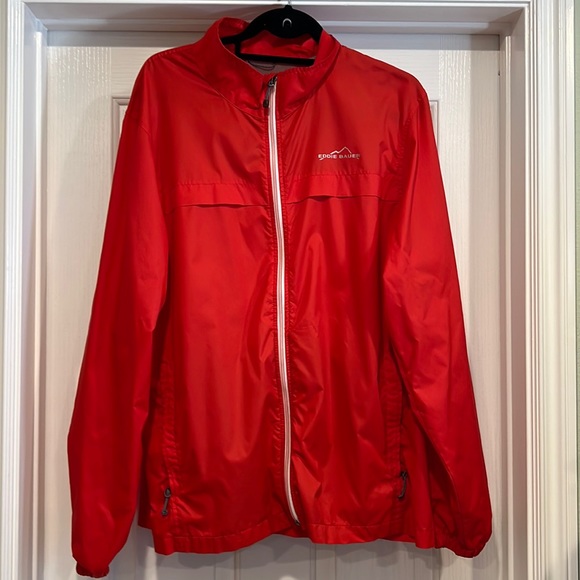 Eddie Bauer Windbreaker Red Large - Picture 1 of 10